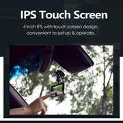 H12-FHD 1080P 4" Touch Screen Dual Dashcam